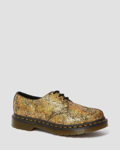 Tenis Oxford Dr Martens 1461 Metallic Cuero Para Mujer DR2033L